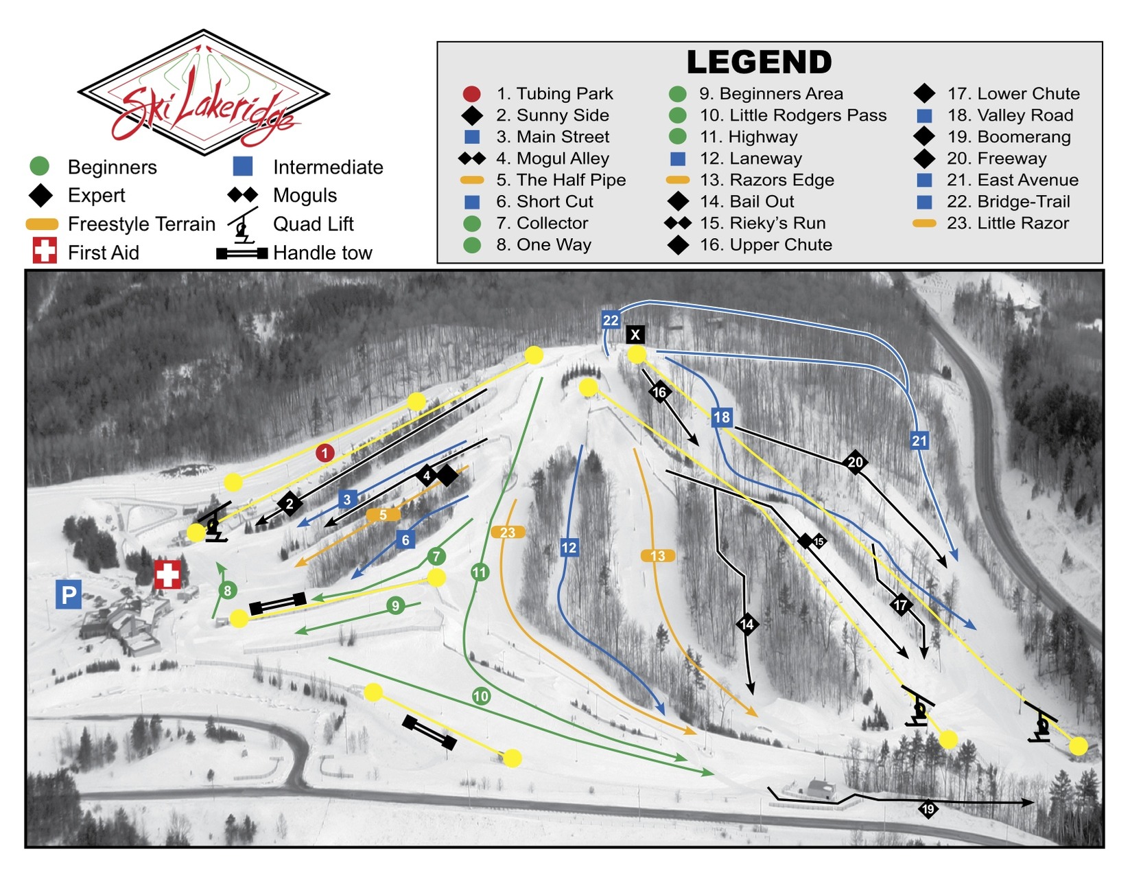 Lakeridge Trail Map